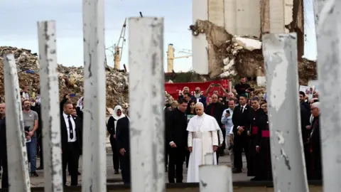 Pope Leo XIV Leads Memorial Prayer at Beirut Port Blast Site