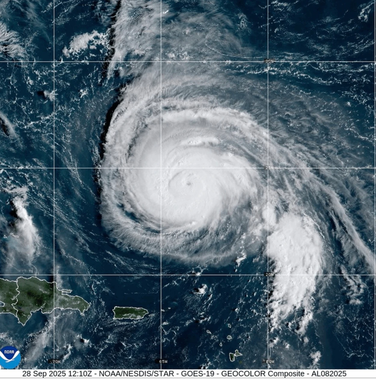 Hurricane Humberto and Tropical Storm Imelda Threaten the East Coast
