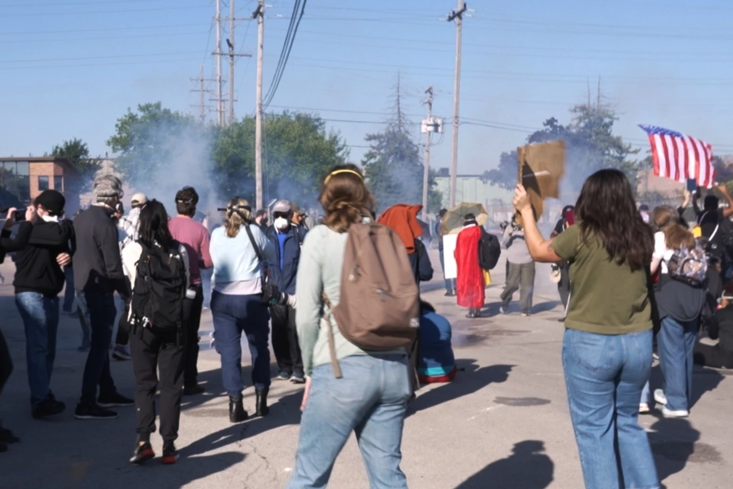 Federal Agents Clash with Immigration Protesters in Broadview, Illinois