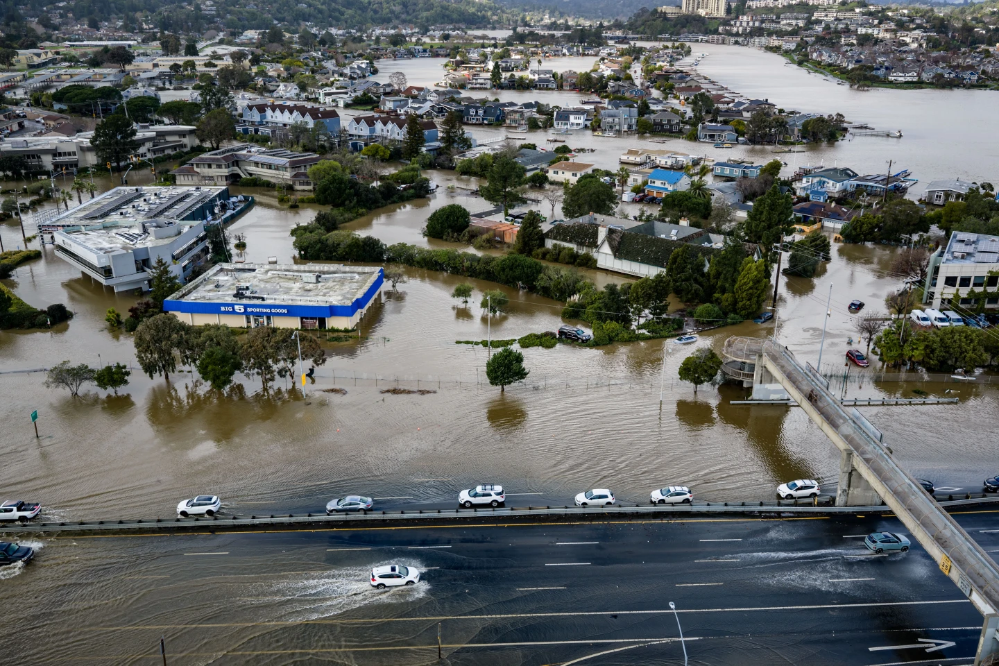 Severe Flooding Hits Northern California as Heavy Rains and King Tides Combine