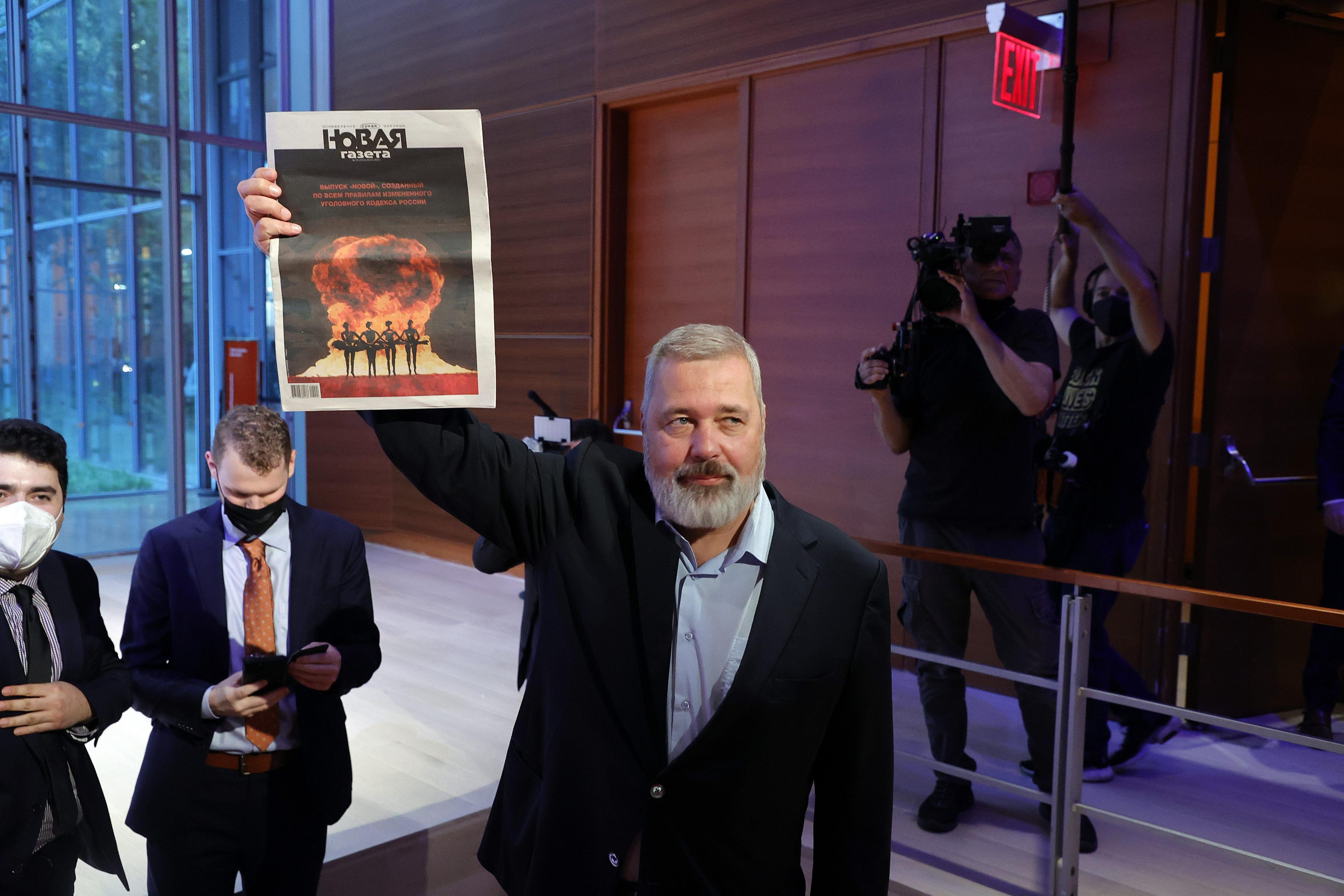Nobel Laureate Dmitry Muratov: Putin’s War Can’t Claim Victory