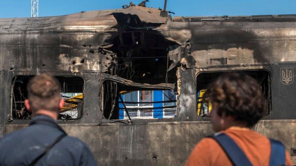 Ukraine’s rail passengers face fear amid escalating drone strikes