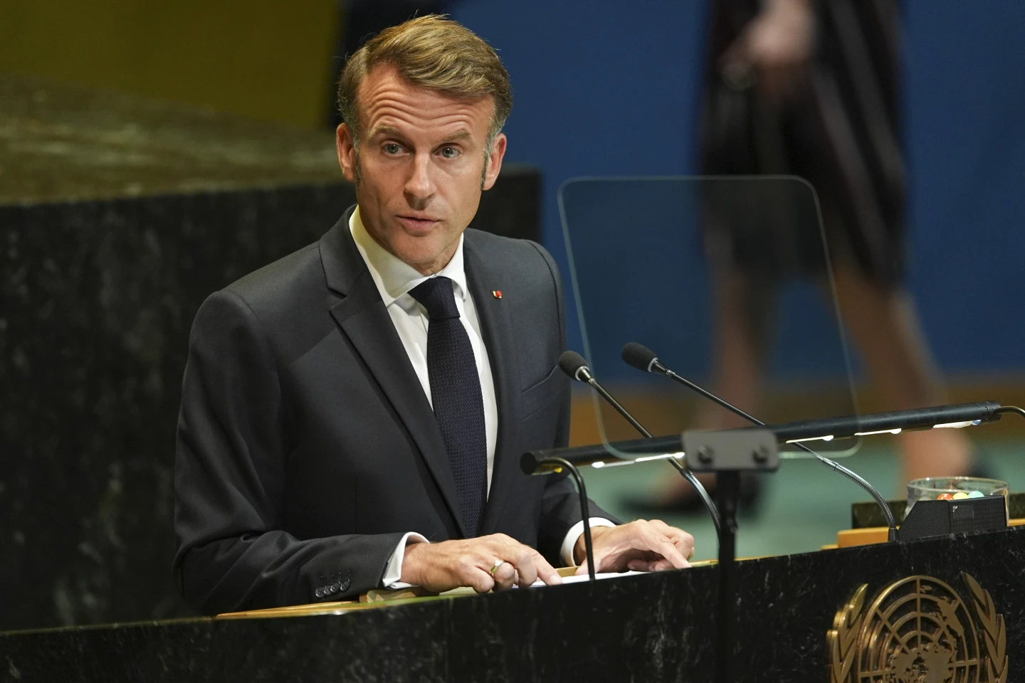 Macron Calls Trump While Stuck in NYC Traffic for UN Meeting