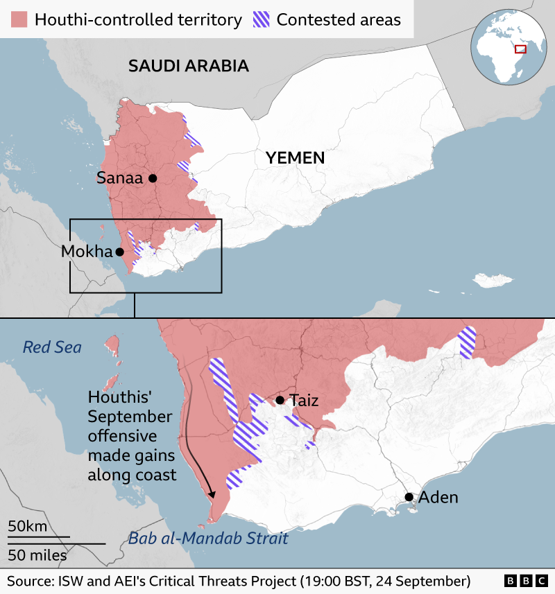 Front Line in Taiz: Houthis Clash with Saudi‑Backed Forces Amid Rising Displacement