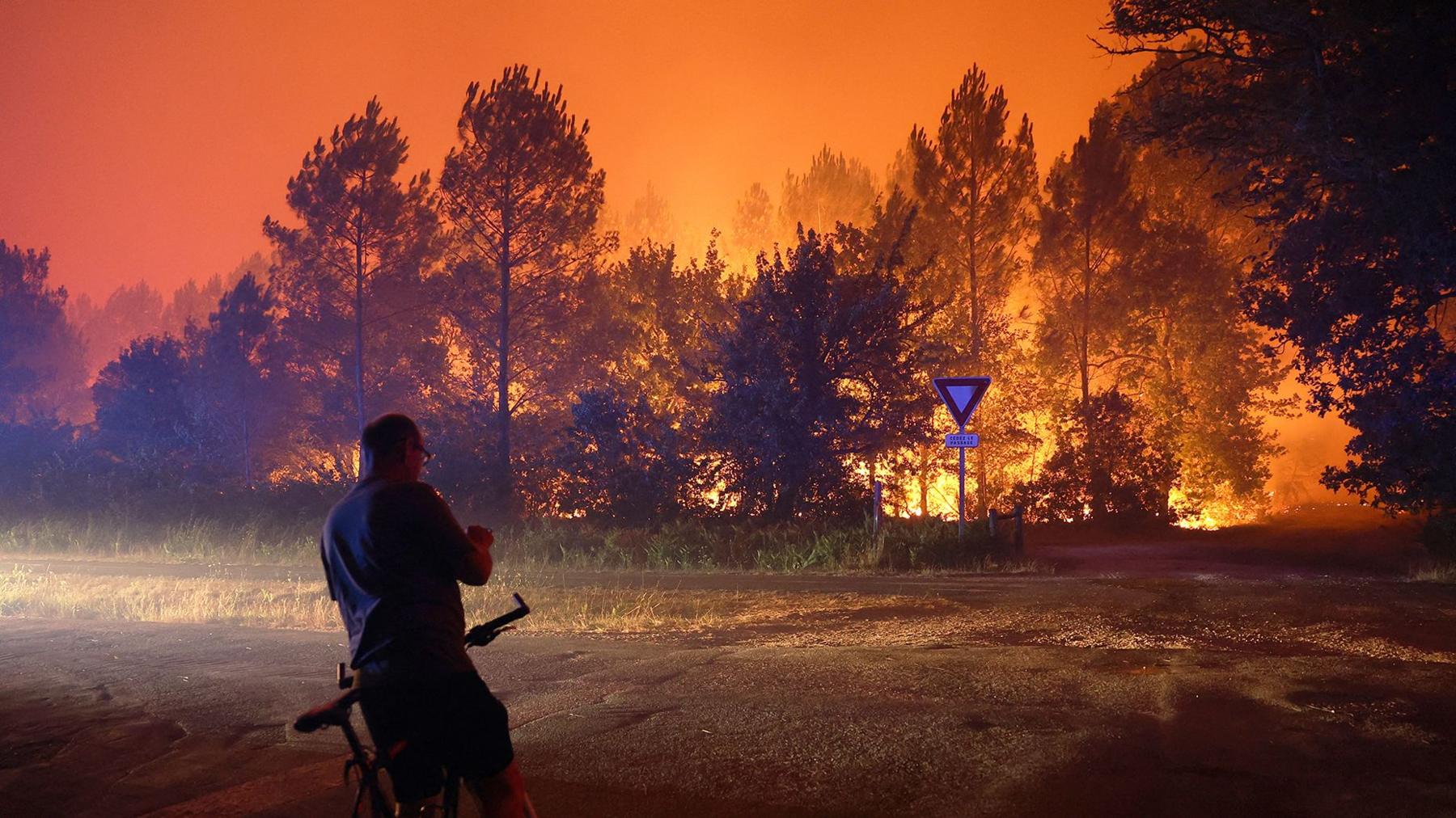 12,000 Evacuated as France Battles Wildfires after Two Firefighter Tragedies
