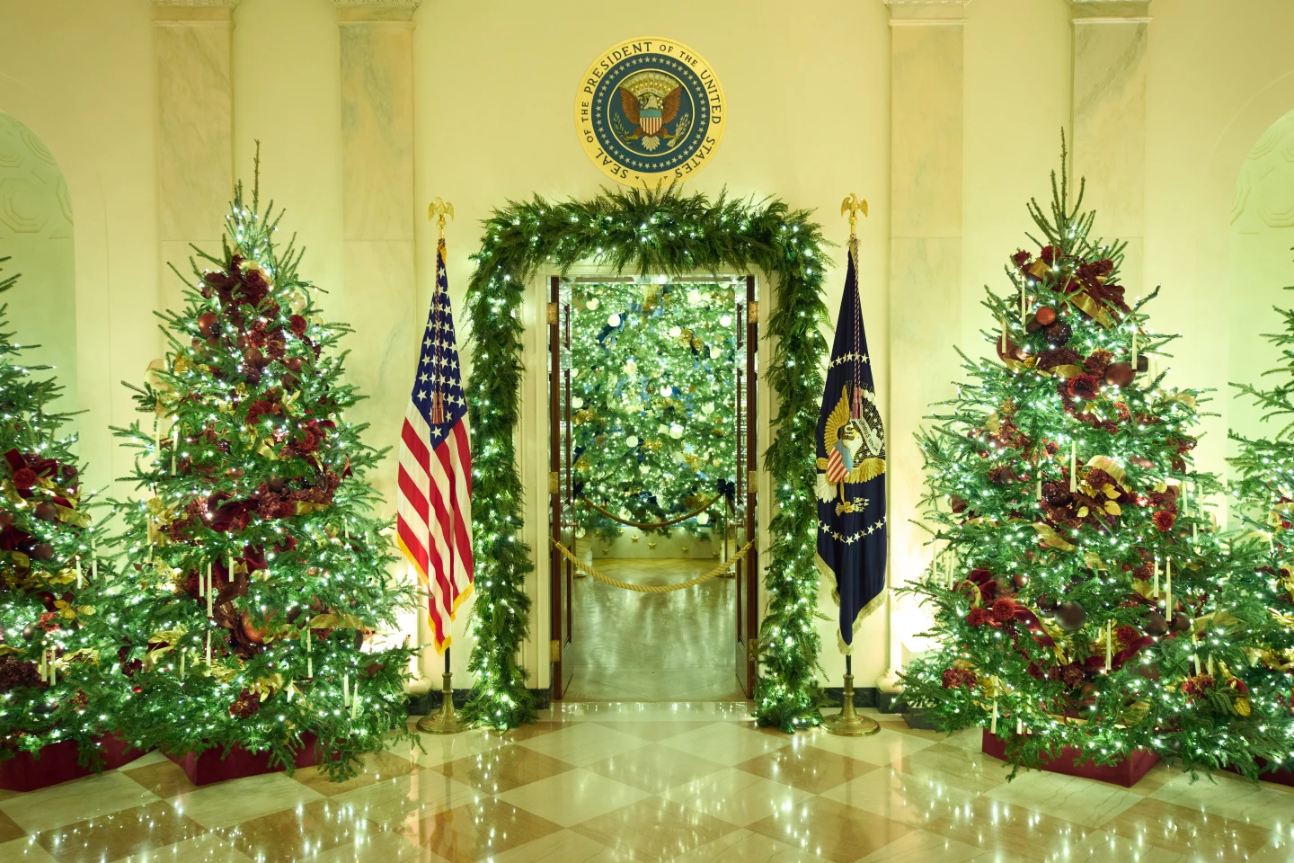 Melania Trump Reveals White House Holiday Decorations with Heartfelt Theme