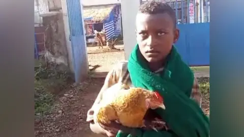 12‑Year‑Old Boy Wins Hearts By Taking Sick Chicken to Hospital
