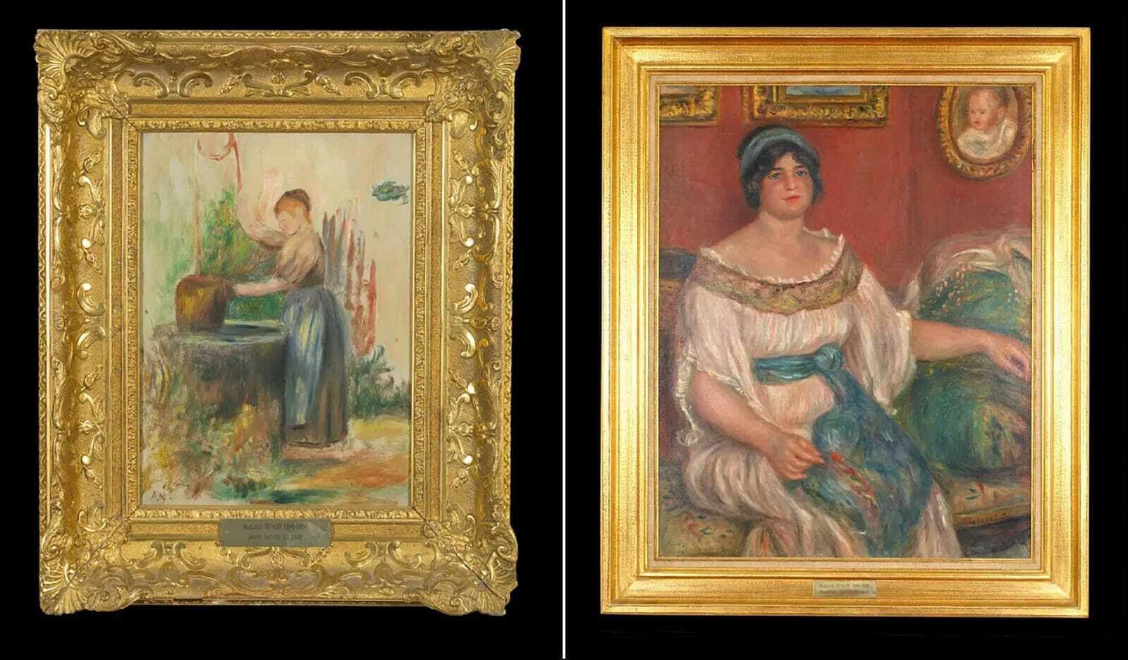 Renoir Heist: Four Looted Masterpieces, Two Abandoned in Gardens