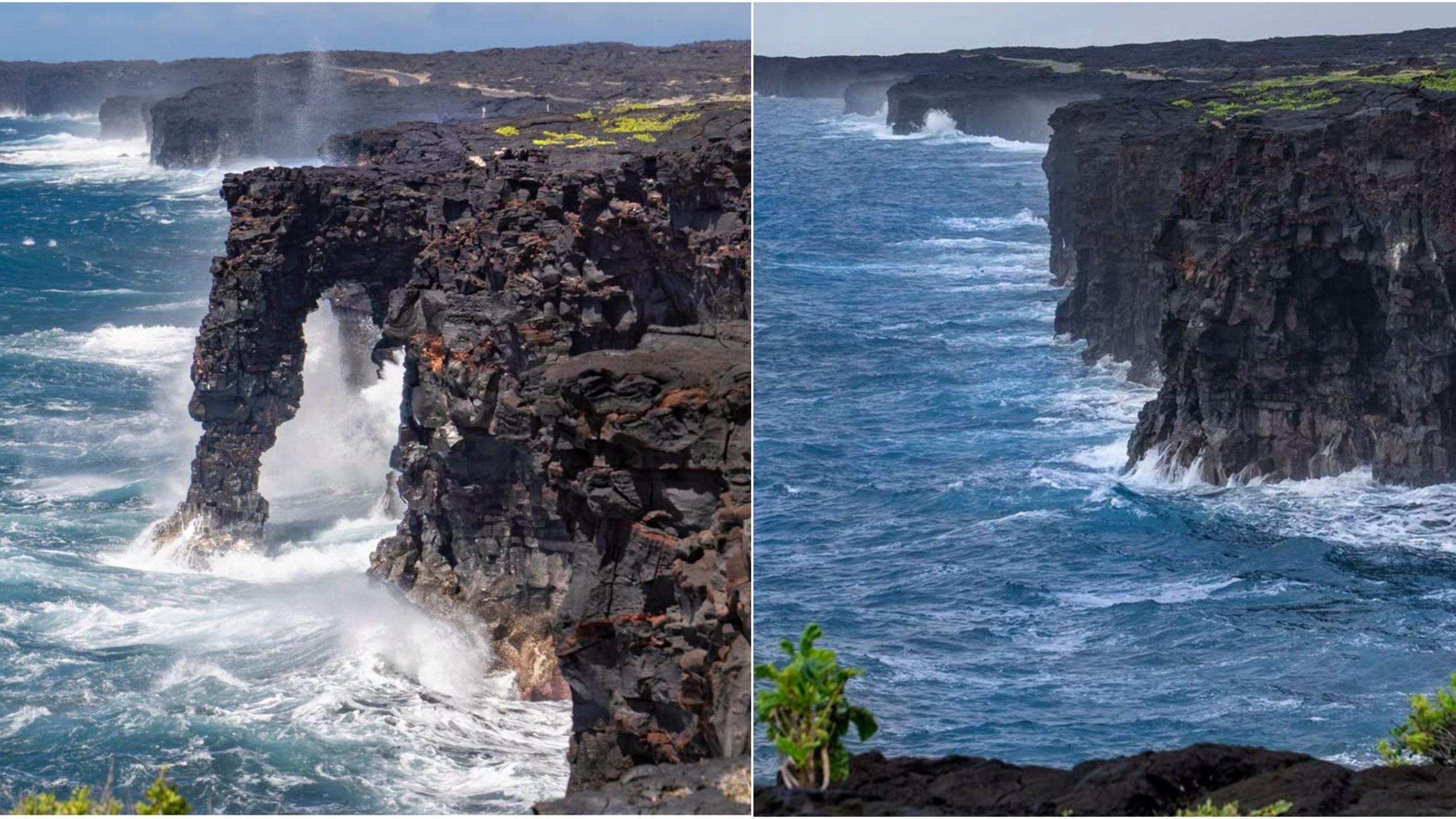 Hawaiian Iconic 550‑Year‑Old Sea Arch Collapses Into the Pacific