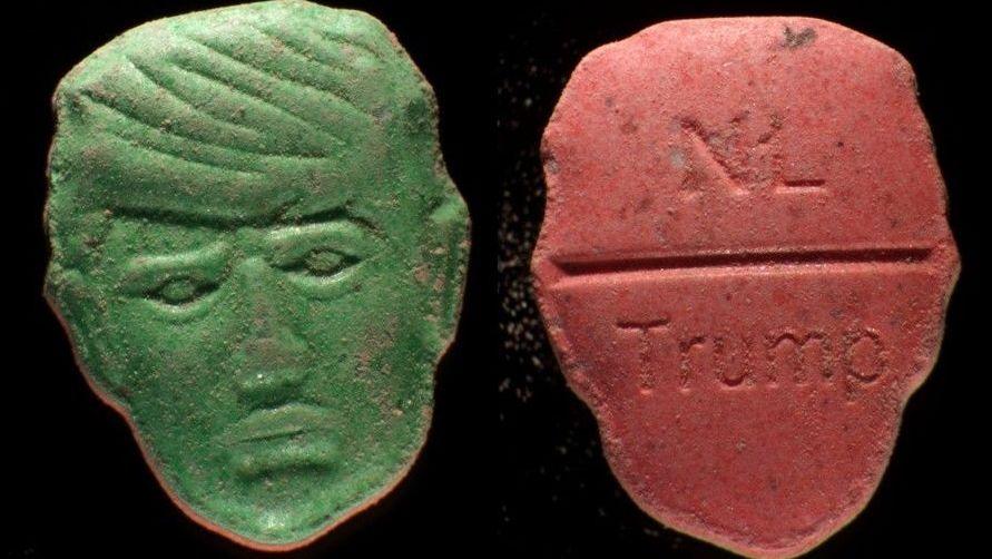 Dutch institute raises red alert over Trump‑shaped ecstasy pills
