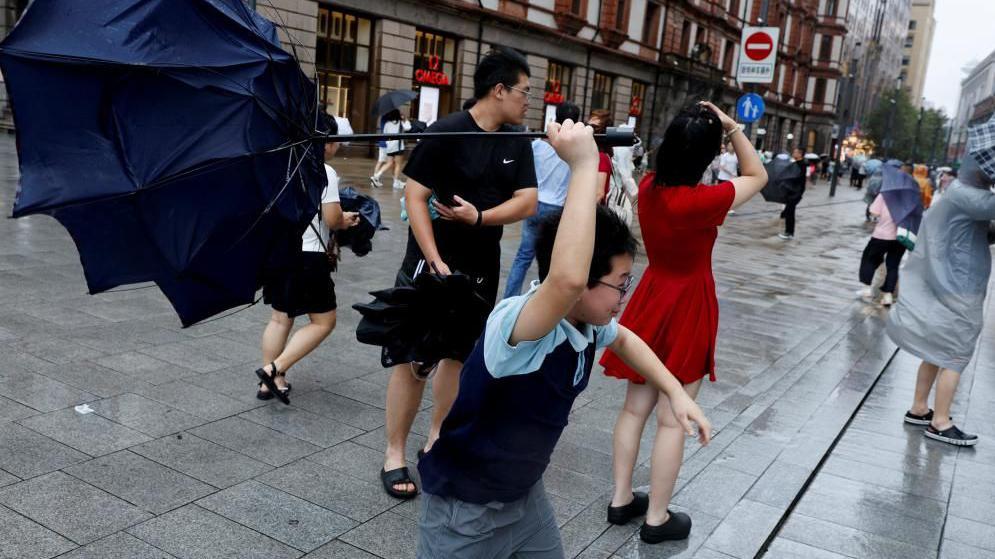 China Evacuates More Than One Million as Typhoon Dolphin Hits the East