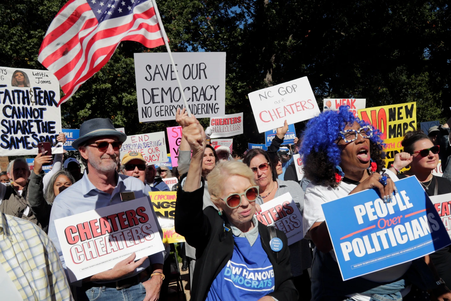 Democrats Challenge New House Map in North Carolina Amid Protest