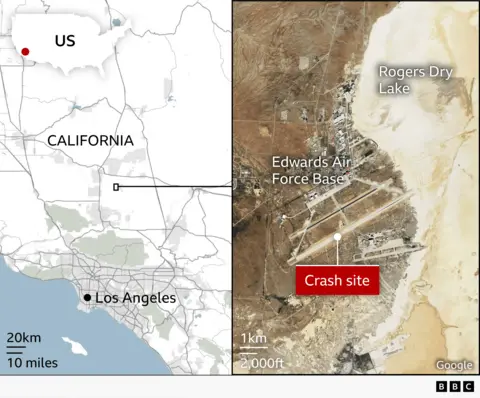 Eight Americans die as B‑52 bomber crashes at Edwards Air Force Base