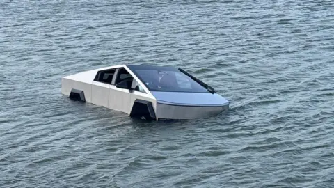 Driver Arrested for Testing Tesla Cybertruck's 'Wade Mode' in Lake
