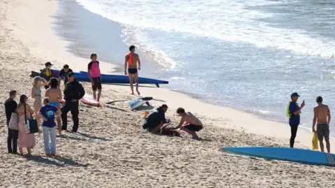 Shark attack at Sydney's Coogee beach leaves woman with serious injuries
