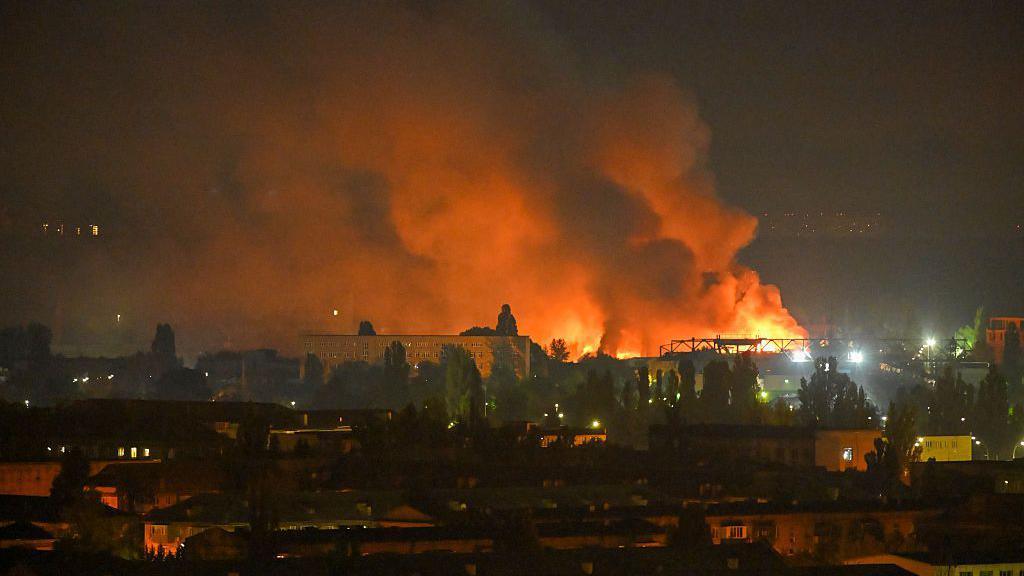 Russian Ballistic Missile Strike on Kyiv Claims One Life, Wounds Dozens