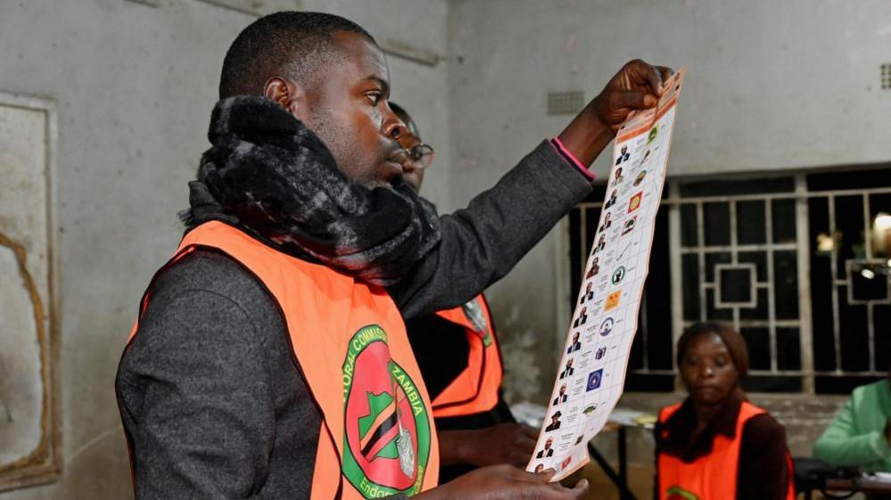 Zambia Suspends Vote Counting Over Alleged Polling Staff Attacks