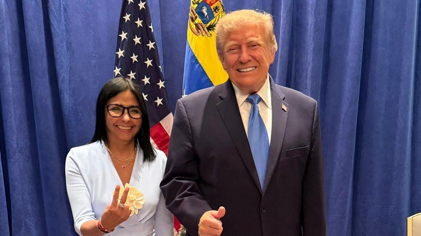 Trump Meets Venezuela’s Interim President for First Face‑to‑Face Meeting Since US Raid
