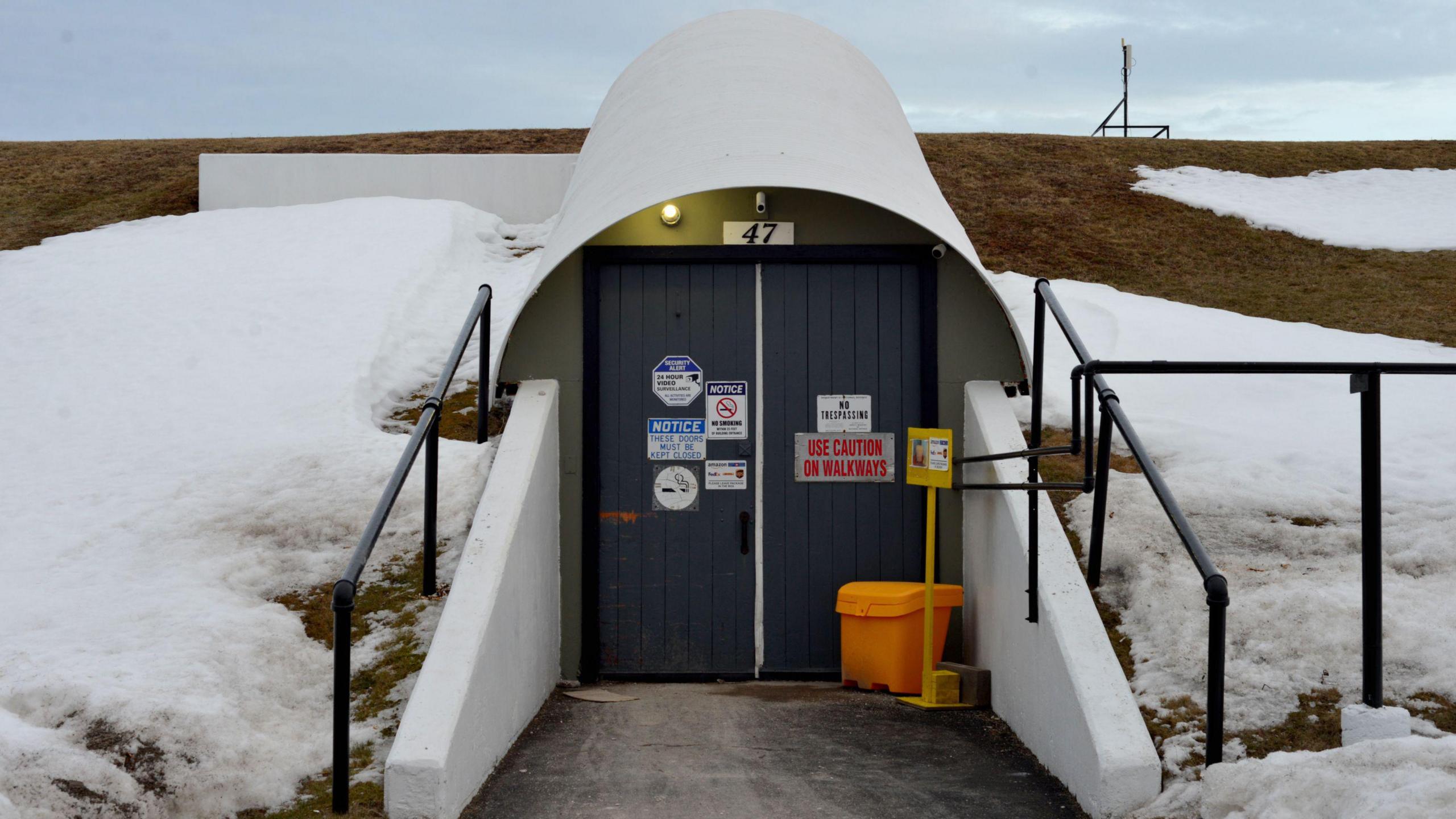 Exterior of the Debert bunker