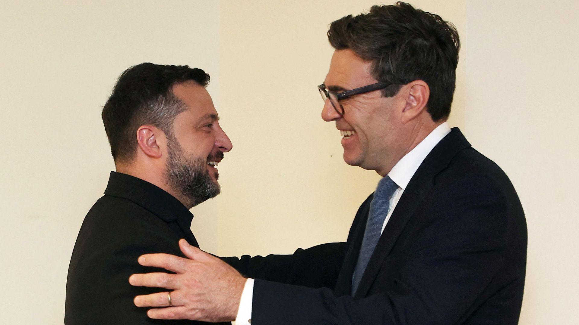 Burnham meets Zelensky at New York UN