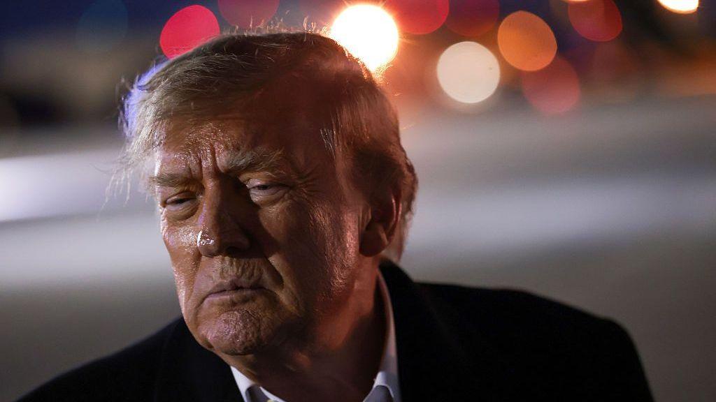 Donald Trump at Joint Base Andrews